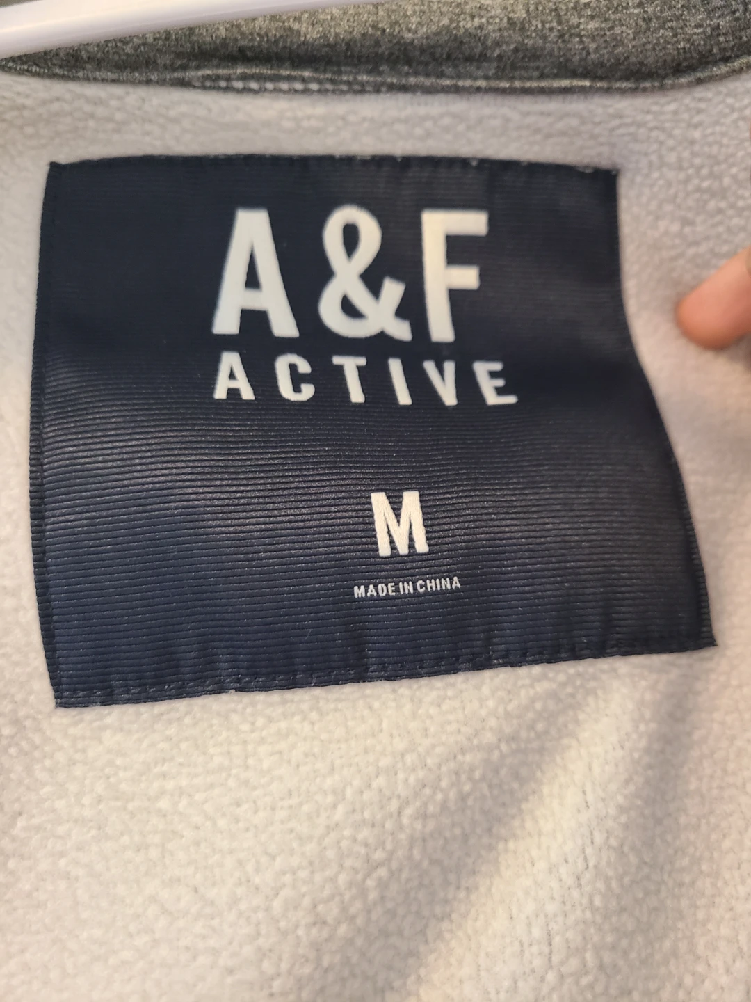 A&F Active Grey Full-Zip Hoodie - photo 4