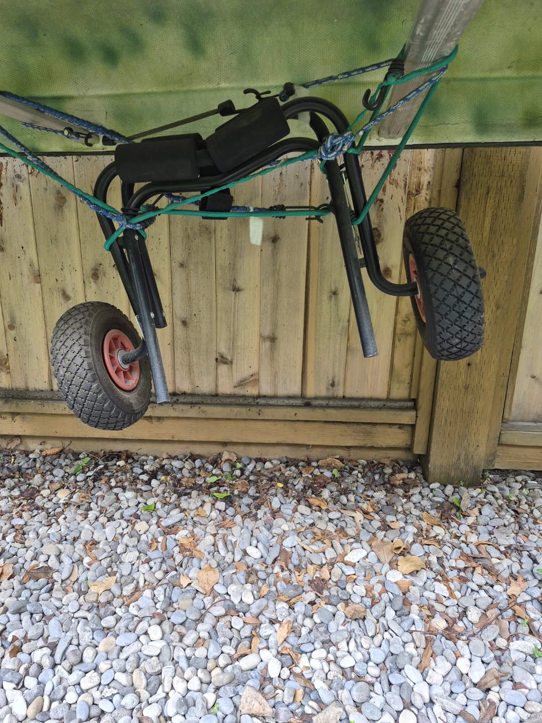 Canoe with Cart and 4 paddles - photo 2