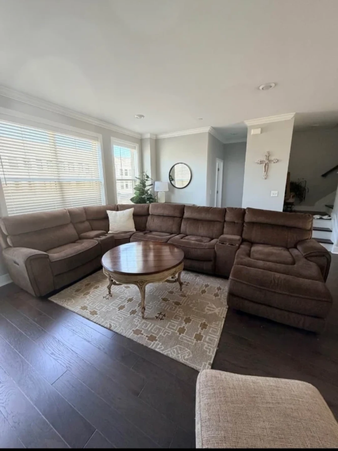 (FREE DELIVERY & ASSEMBLY) 6PC MODULAR Sofa w/Recliners