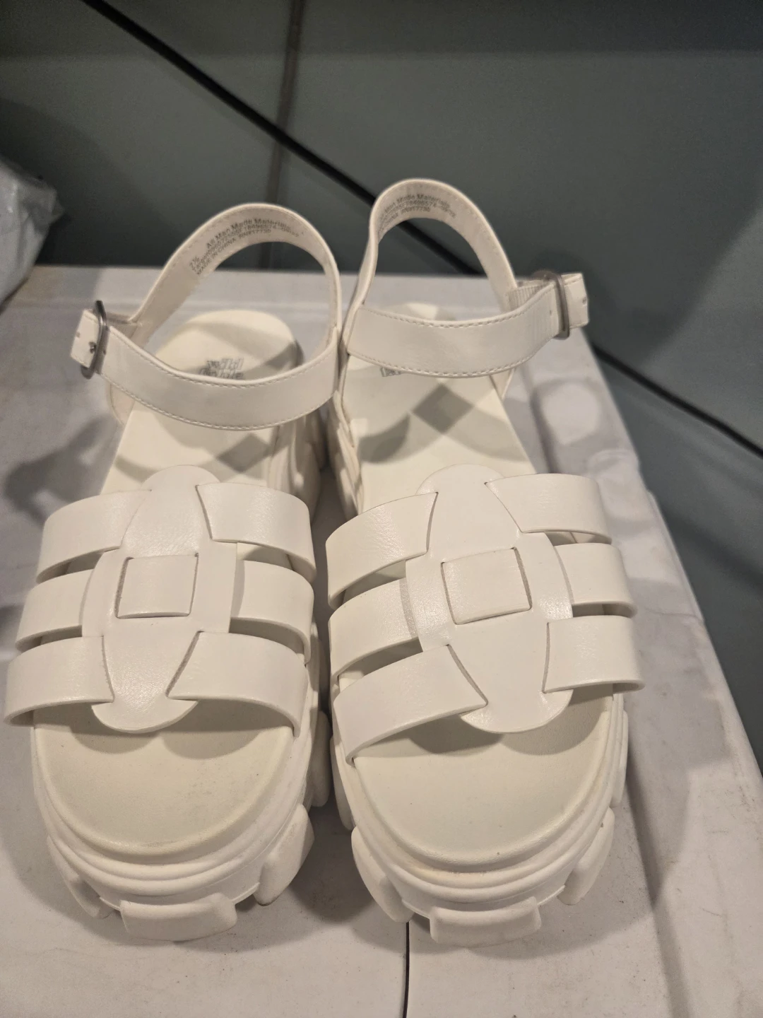 Wild Fable White Platform Sandals