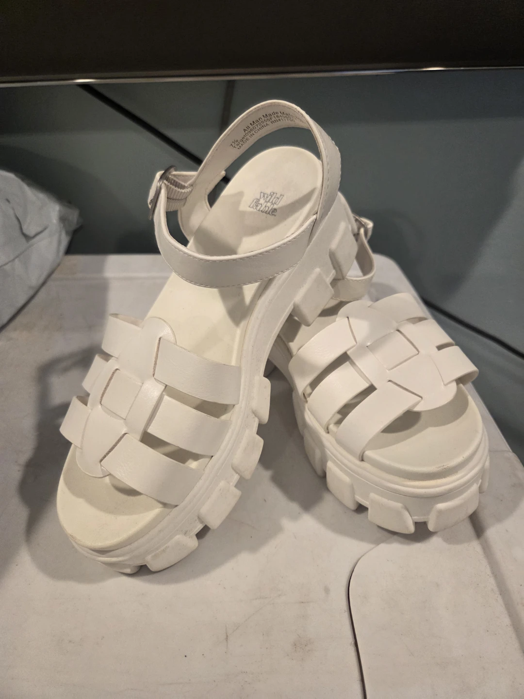 Wild Fable White Platform Sandals - photo 5