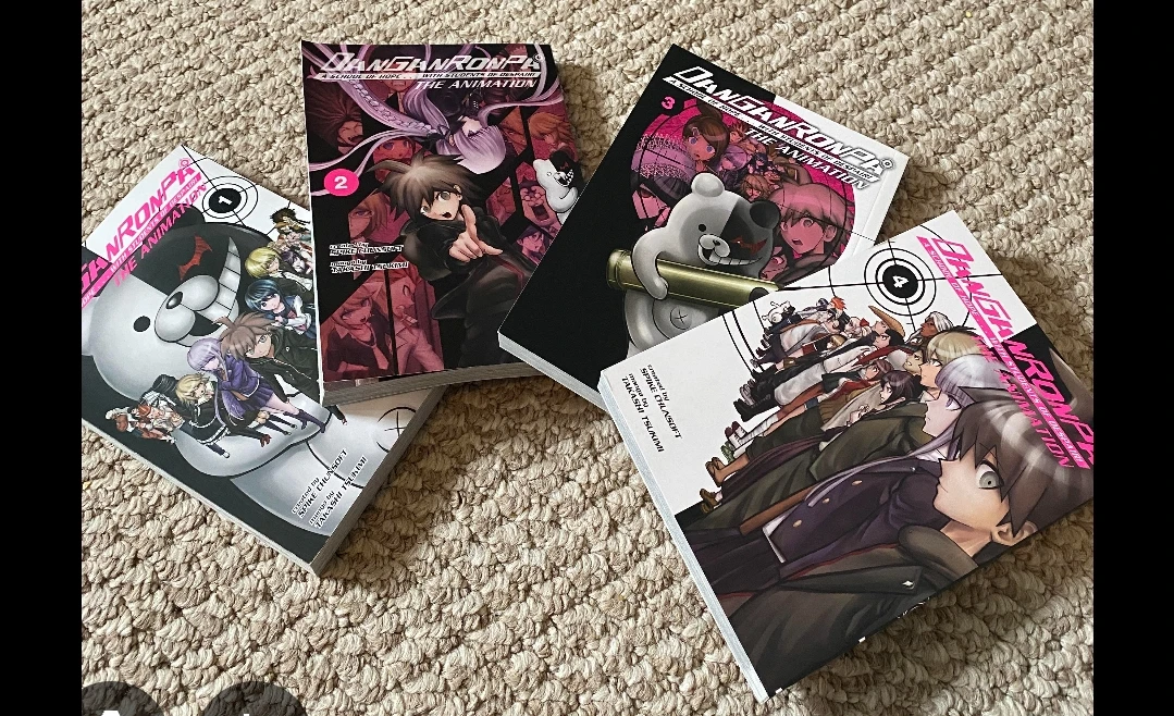 Danganronpa Vol 1-4 The Anime Manga