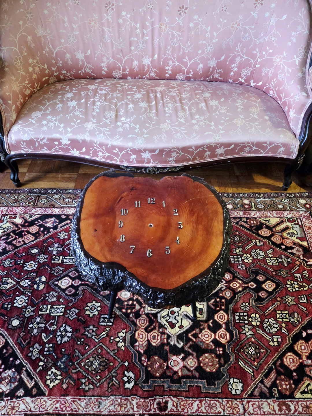 Vintage Live Edge Redwood Burl Coffee Table - photo 3