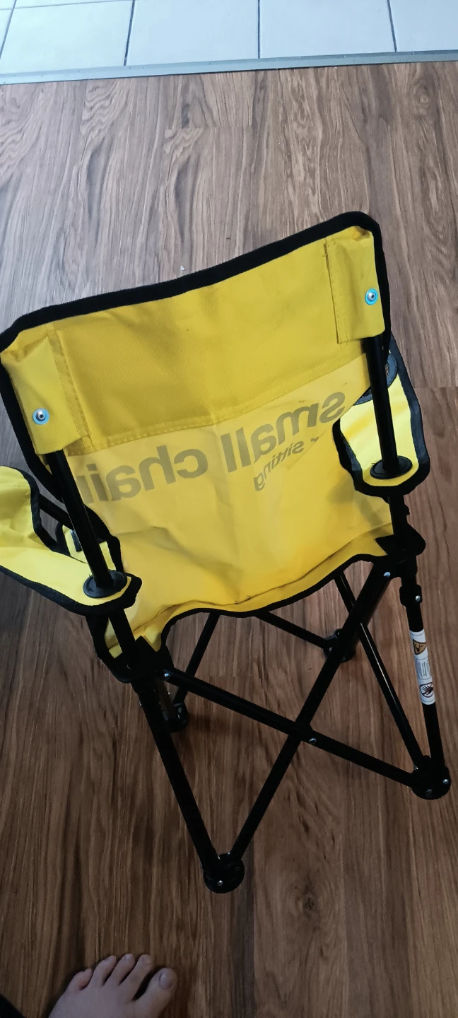 No Name yellow small folding chair and table - photo 2
