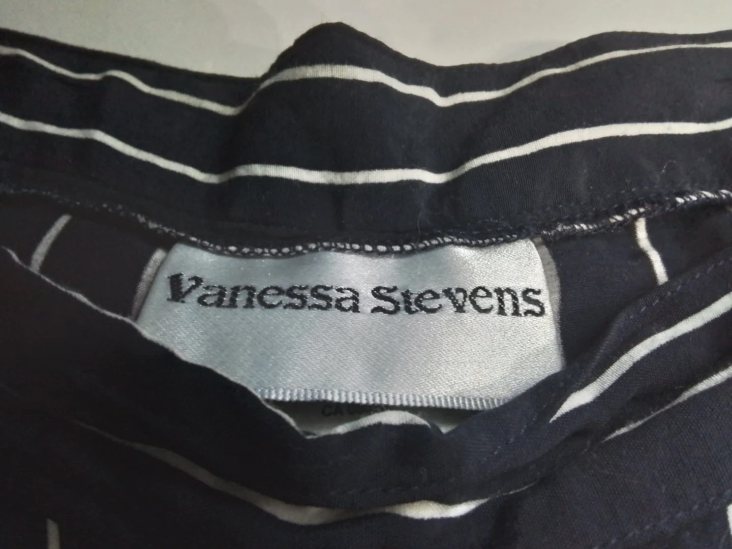 Vanessa Stevens Striped Viscose Pants Size 16 - photo 3