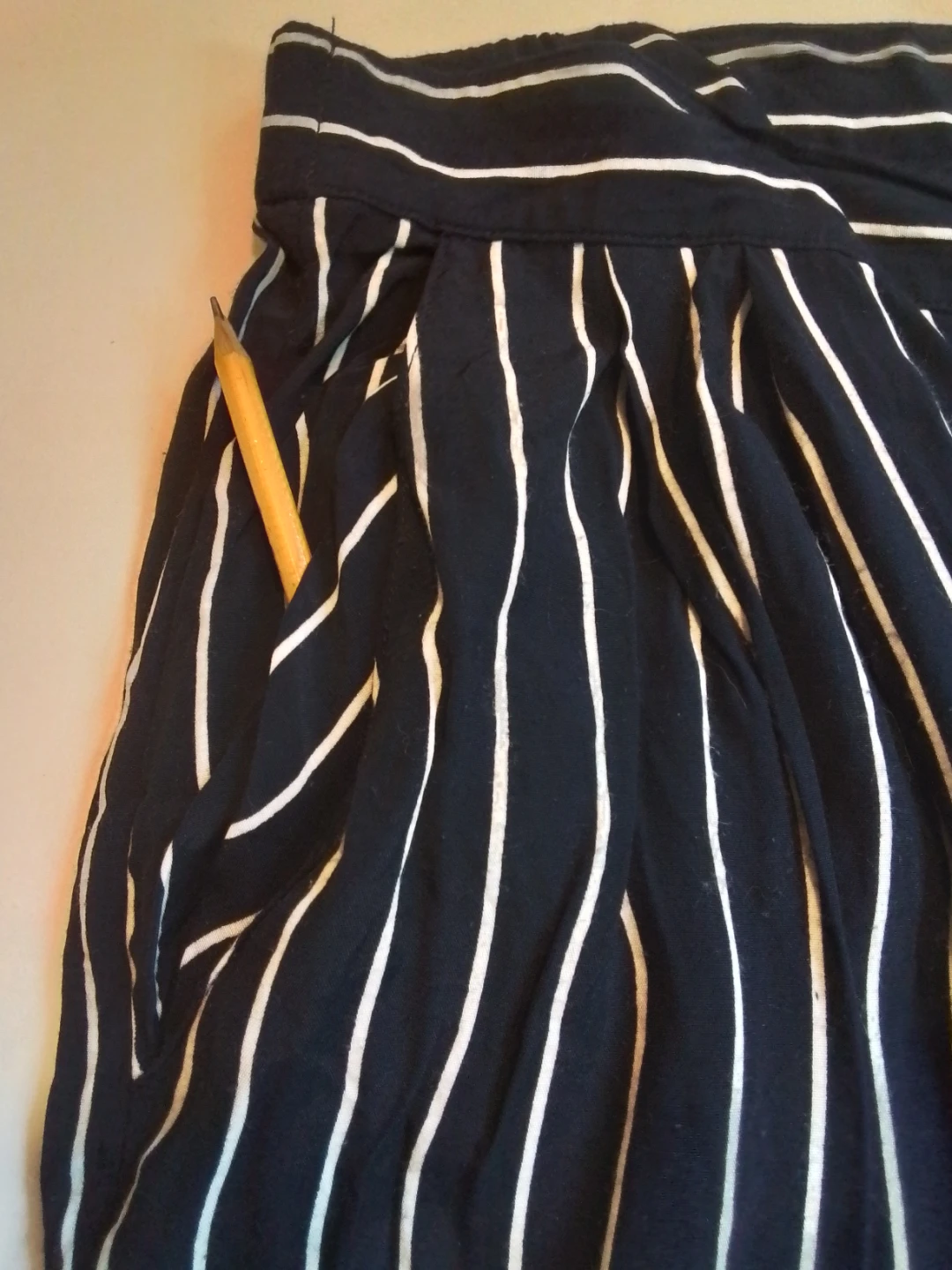 Vanessa Stevens Striped Viscose Pants Size 16 - photo 5