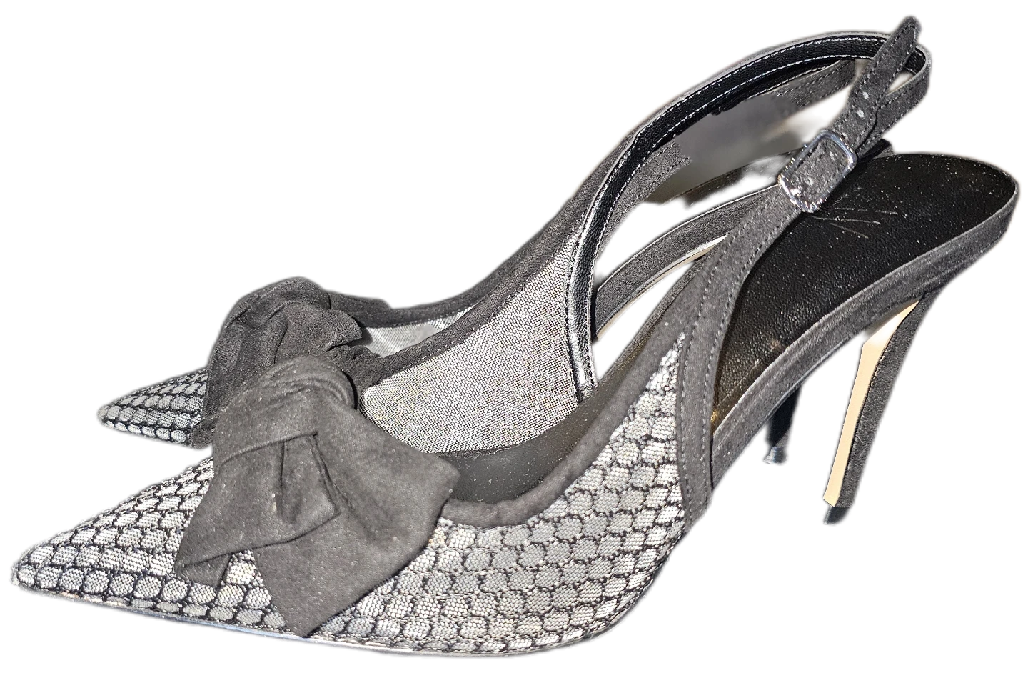 Women's Slingback Heels with Bow - Size 8M⚽️ - photo 2