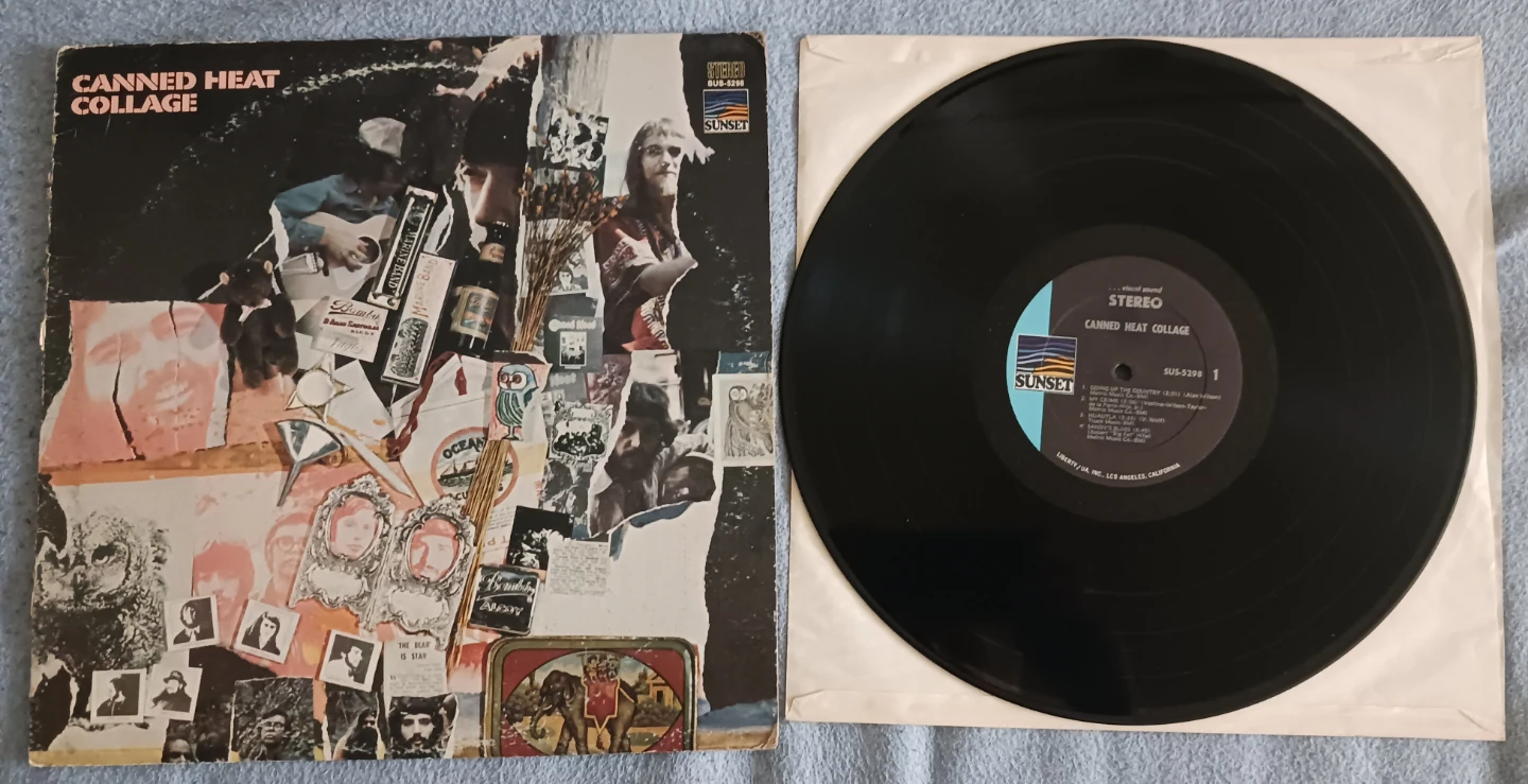 Canned Heat Collage Vinyl Record LP