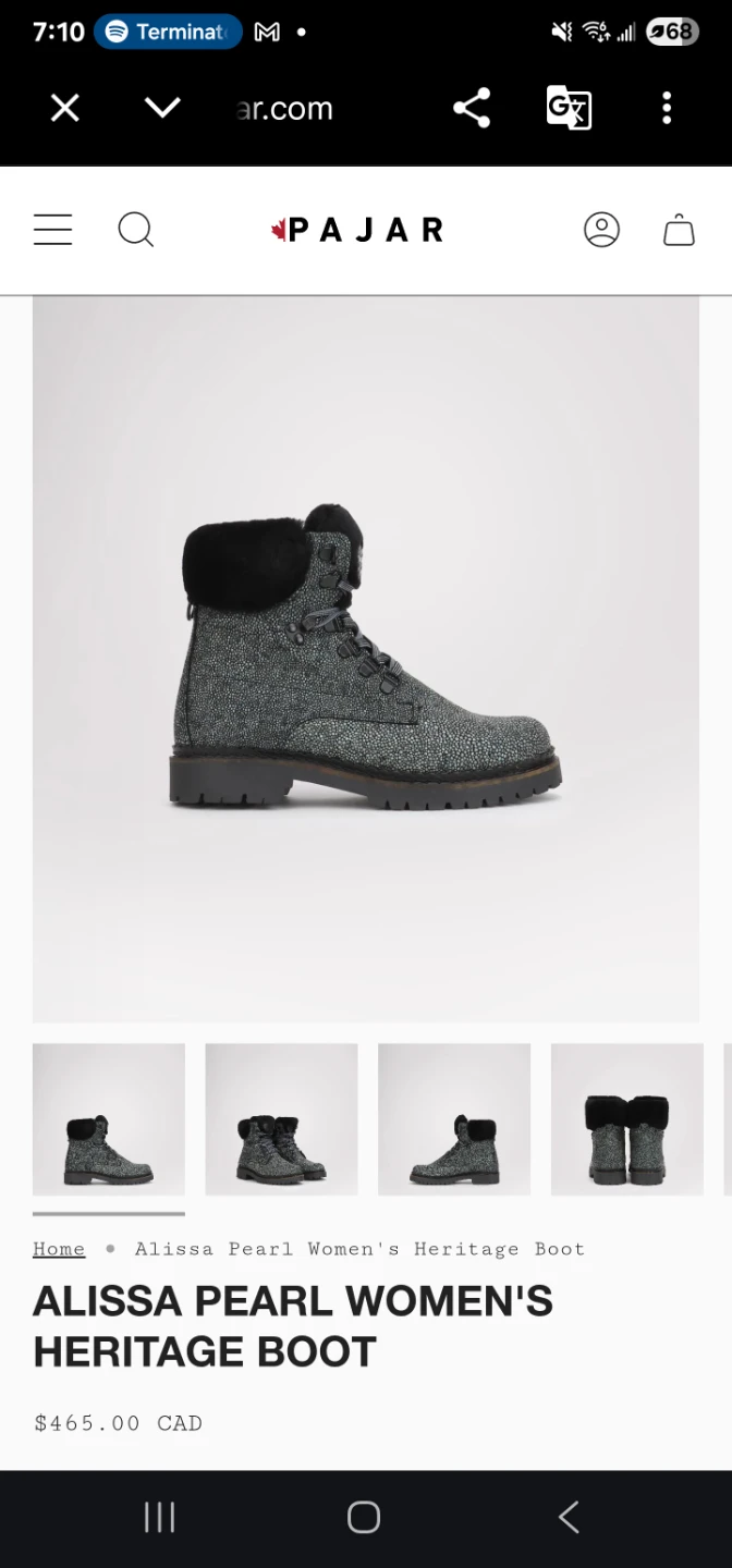 Pajar Alissa Pearl Women's Heritage Boots