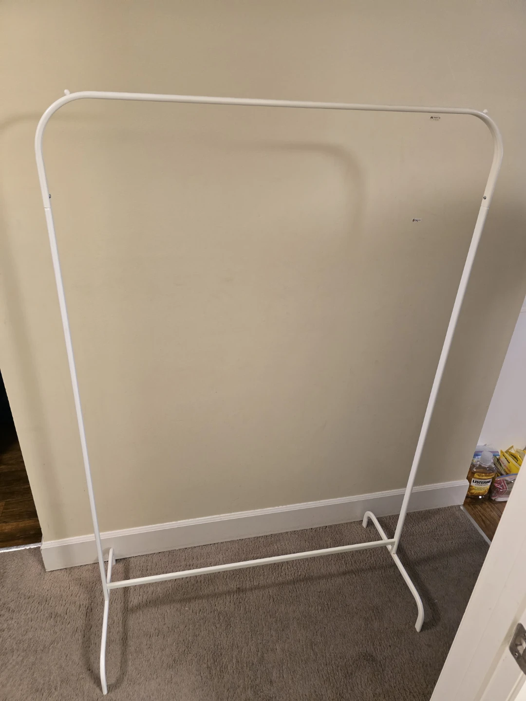 MULIG Clothes rack, white, 99x152 cm (39x59 7/8 ")