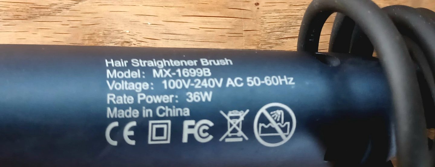 Bermunavy Hair Straightener Brush - photo 2