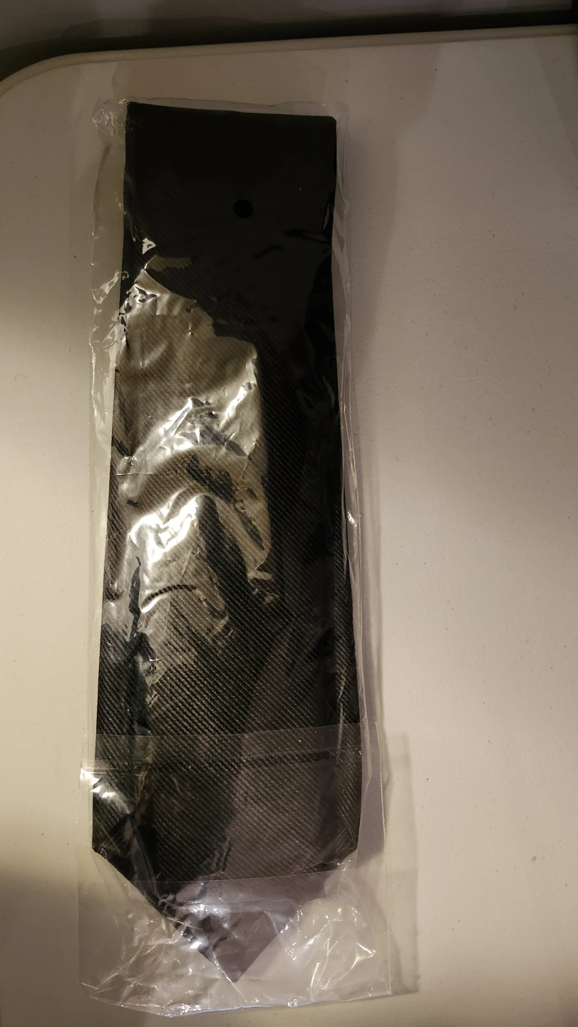 Black Satin Neck Tie - photo 4