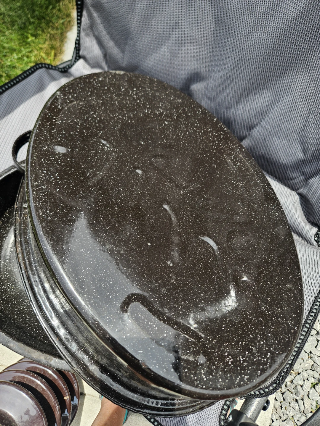 Granite Ware Oval Roaster Pan with Lid - photo 2