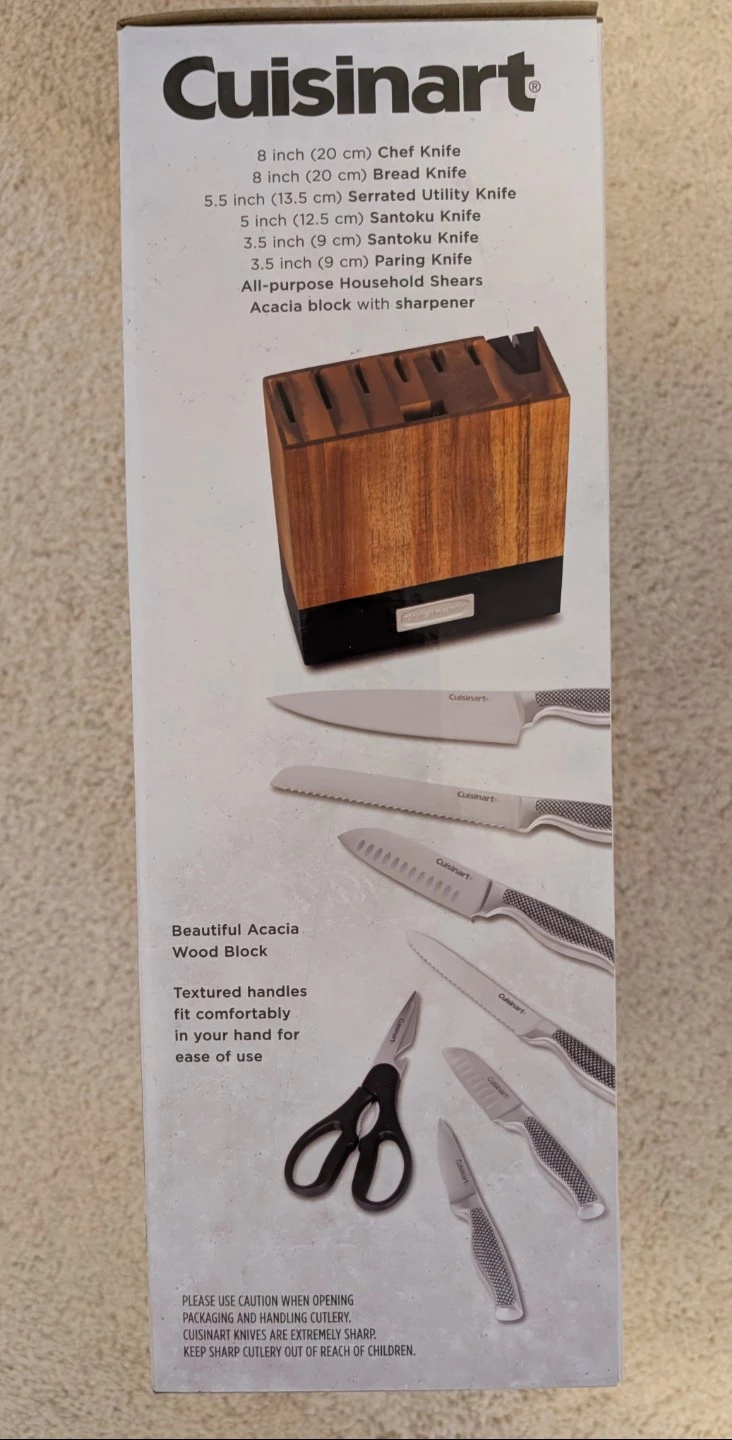 Cuisinart 8 Piece Acacia Knife Block Set - photo 2