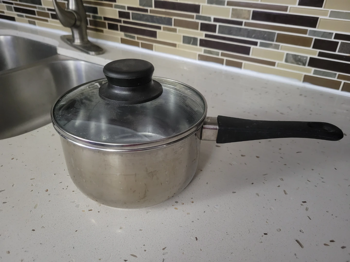Stainless Steel Saucepan with Lid