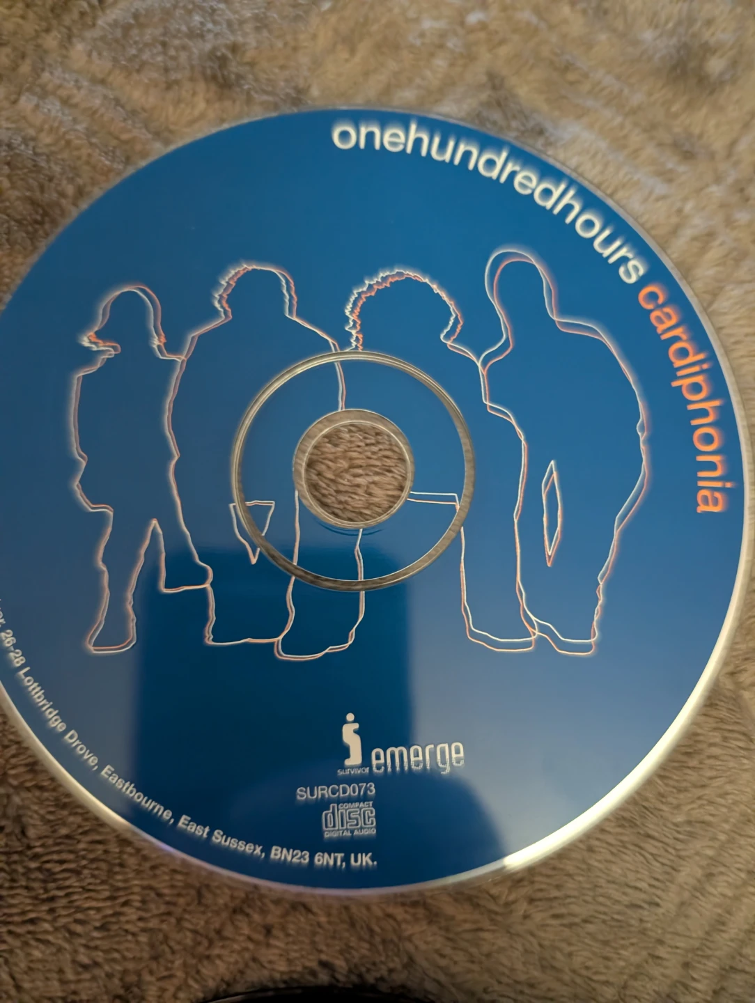 Onehundredhours Cardiphonia CD ⚽
