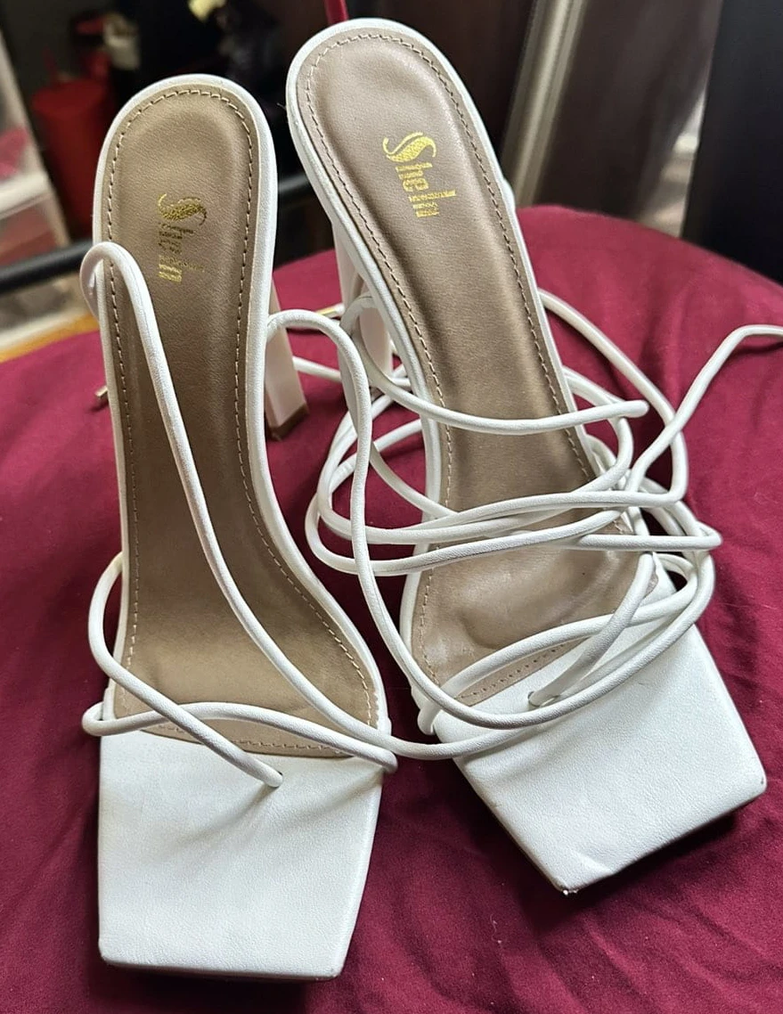 White StrapHeels - photo 3