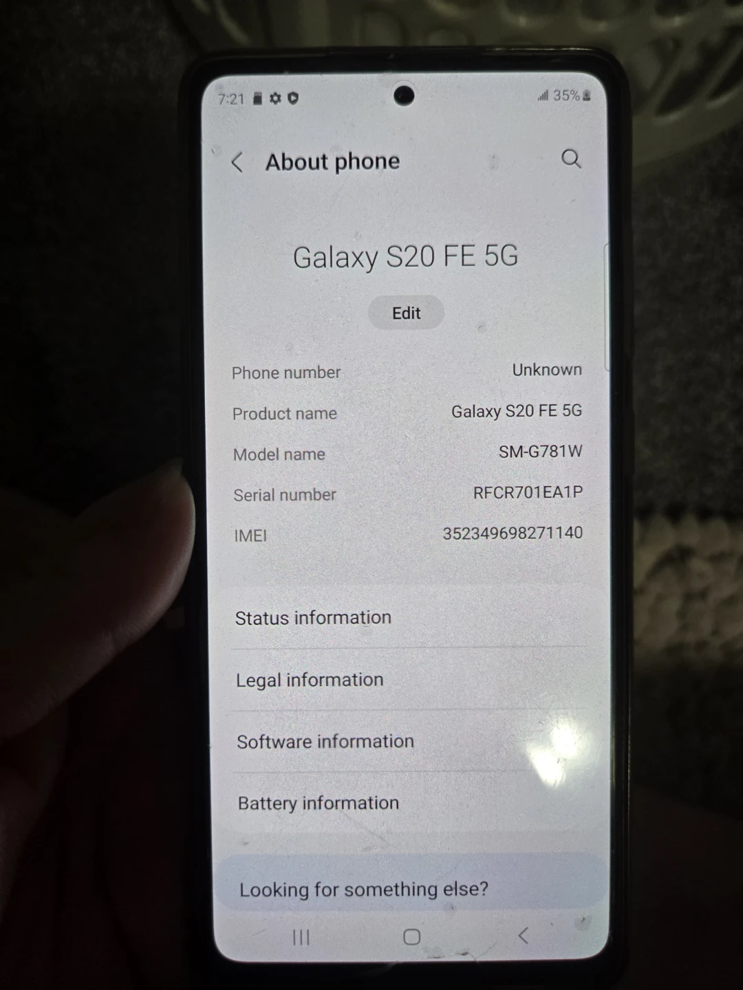 S20 FE 5g — NEED GONE ASAP