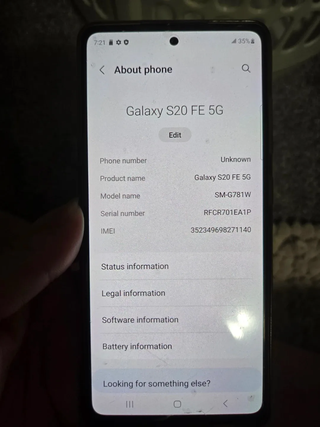 S20 FE 5g — NEED GONE ASAP