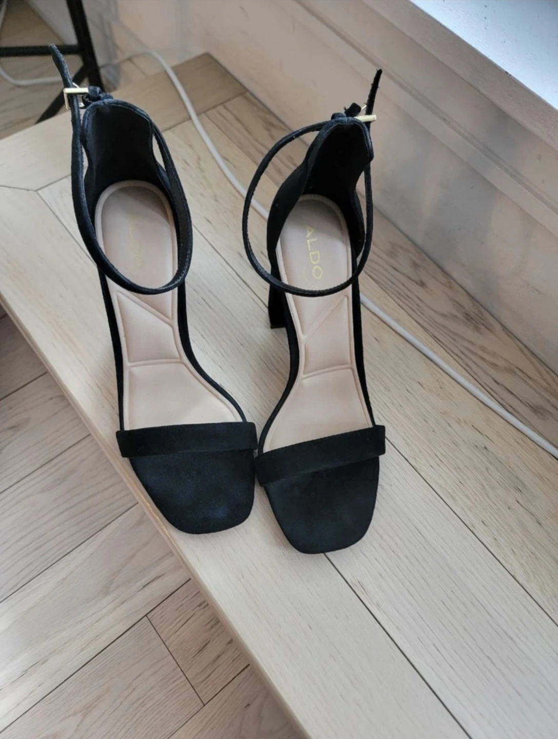 ALDO Black Suede Block Heels - photo 2