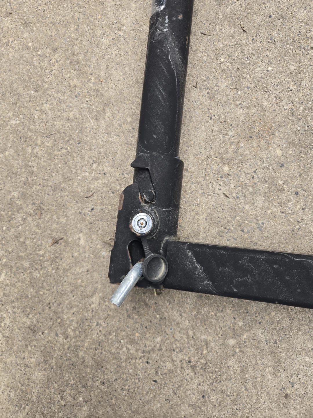 Black Bike Rack Hitch Mount
