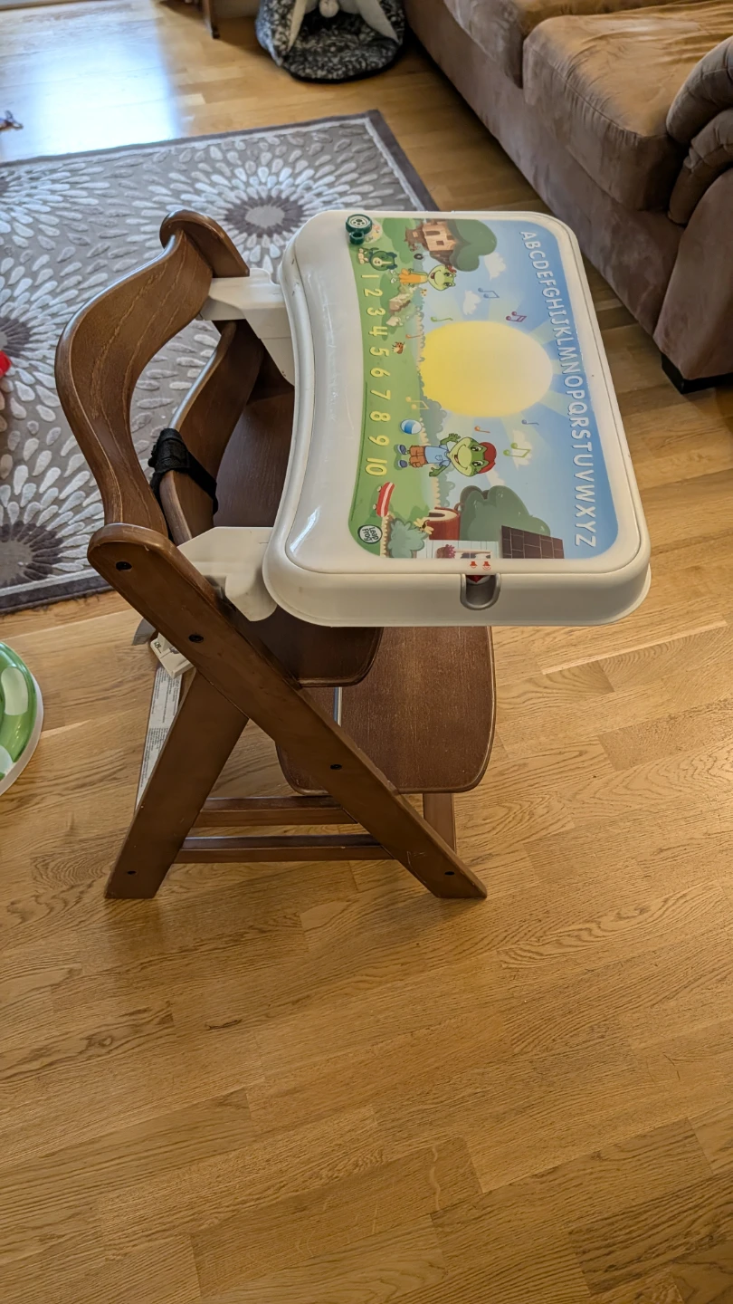 Hauck Alpha Convertible Wooden High Chair