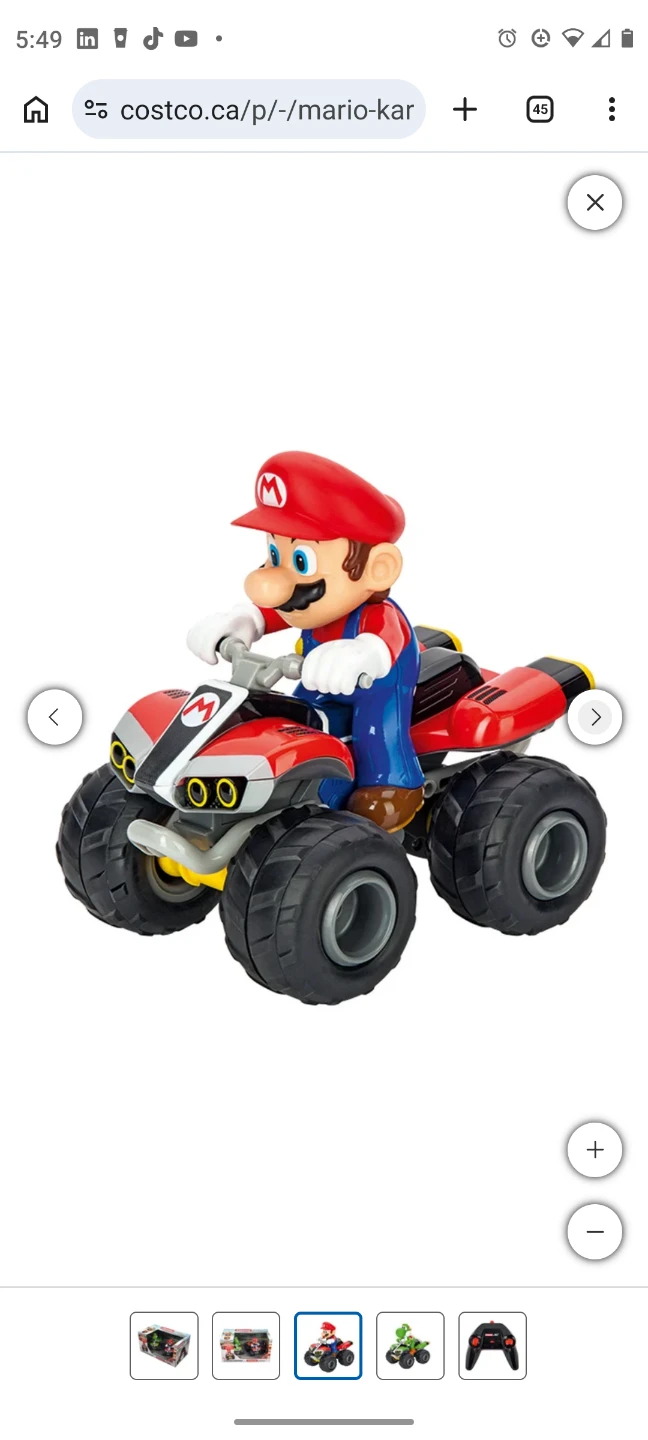 Carrera RC Mario Kart 2-Pack Remote Control Vehicles ⚽ - photo 2