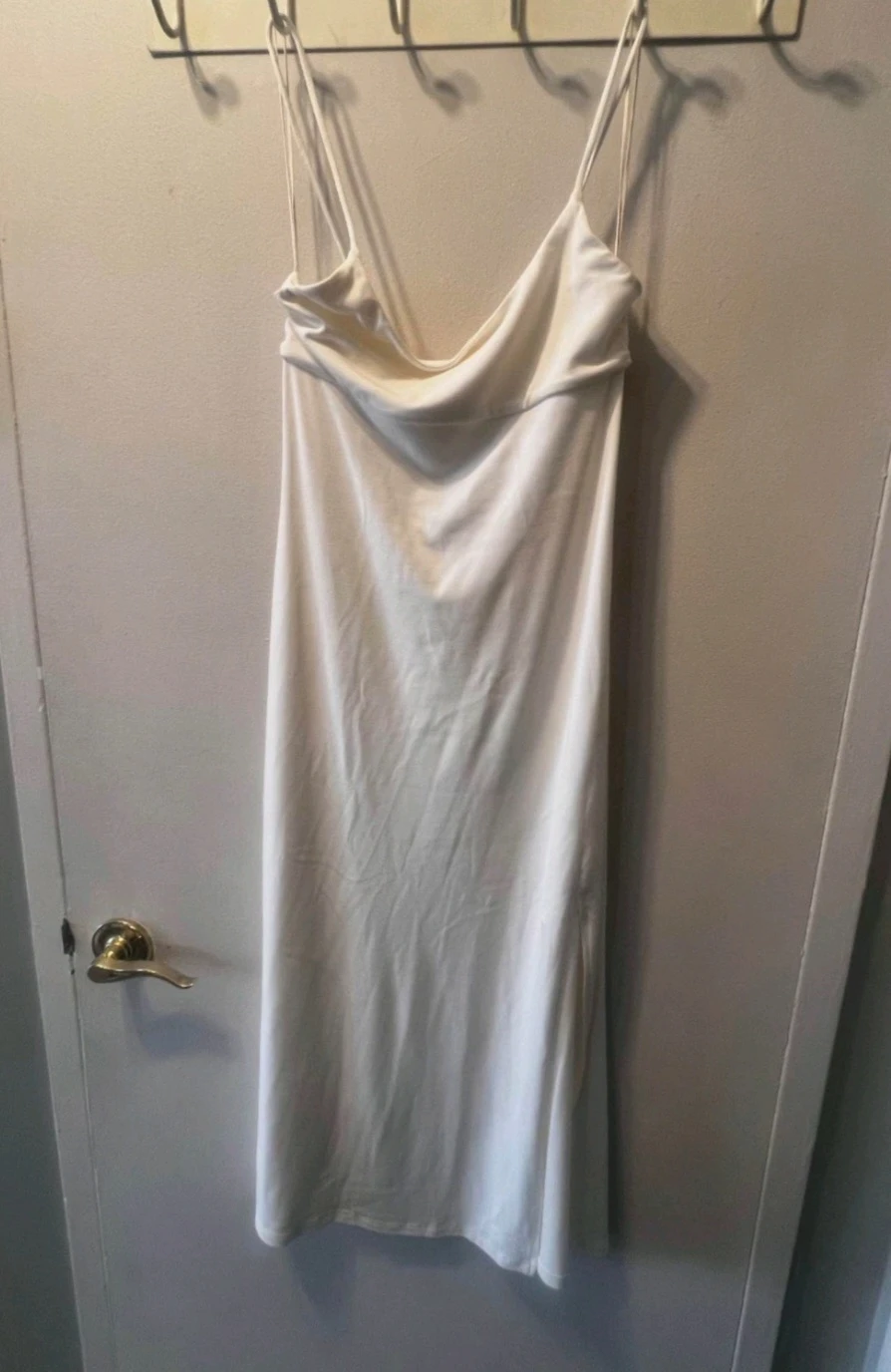 Wilfred White Open-Back Slit Dress – Size Small - photo 4