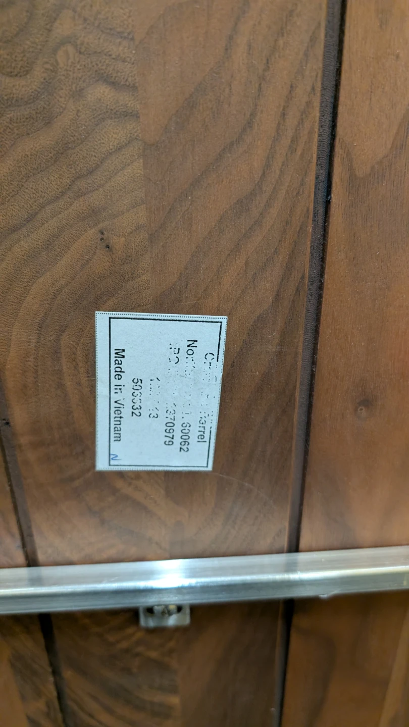 Wood Top Coffee Table with Metal Frame - photo 3