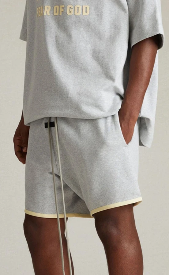 FEAR OF GOD ESSENTIALS Sweat Shorts Grey - photo 2