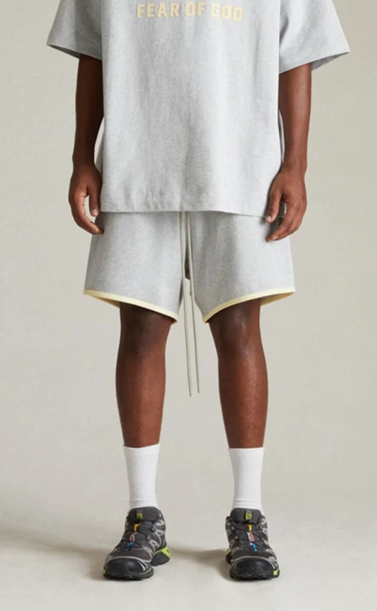 FEAR OF GOD ESSENTIALS Sweat Shorts Grey - photo 4