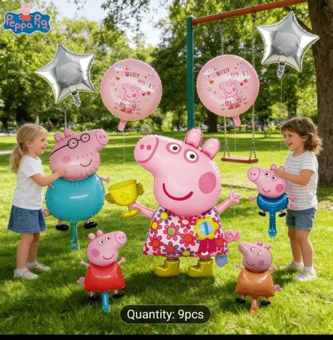 Peppa Pig Birthday Party Supplies Set