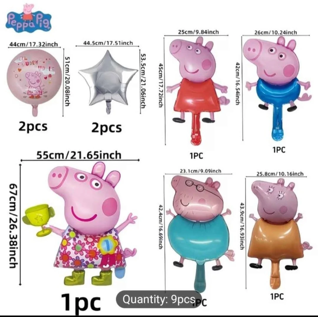 Peppa Pig Birthday Party Supplies Set - photo 2
