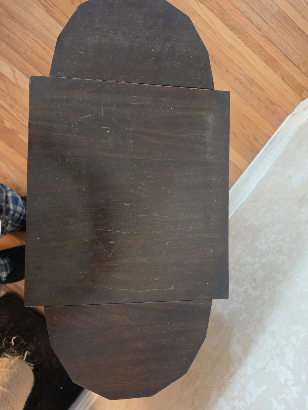 Vintage style drop leaf accent table - photo 4