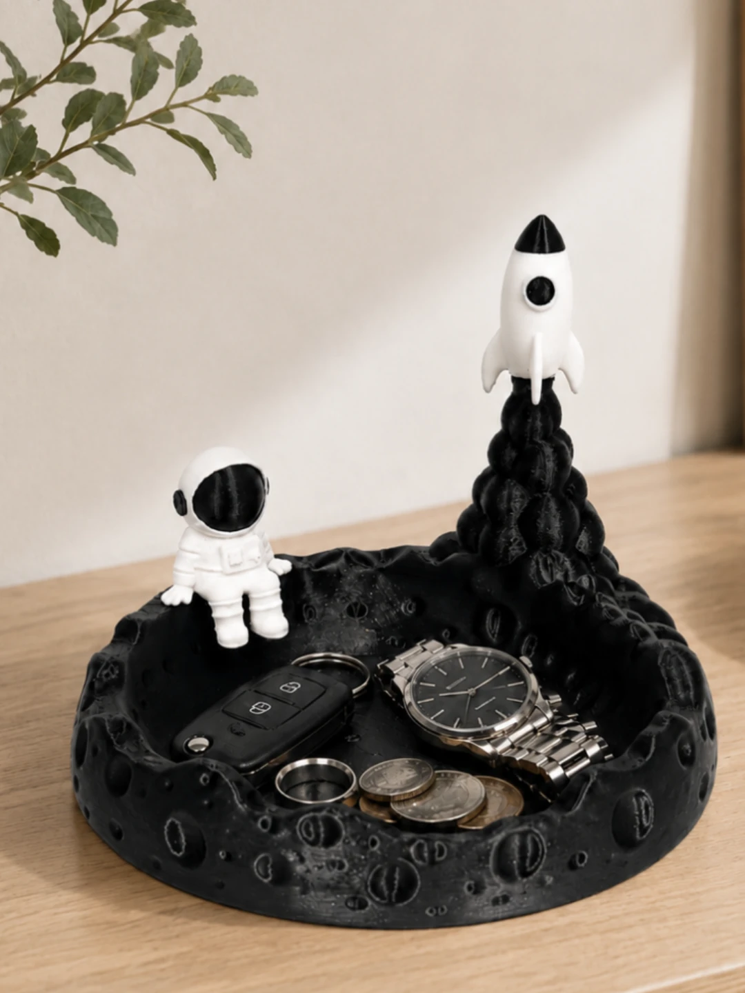 Astronaut and Rocket Trinket Tray