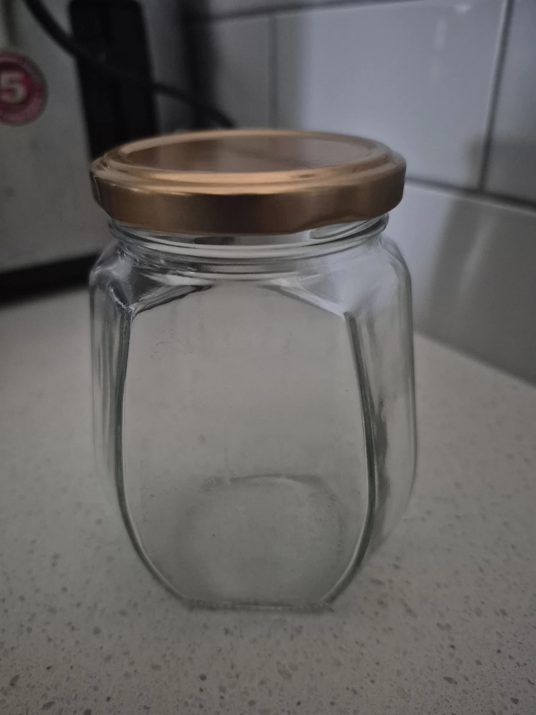 Glass Jar with Copper Lid