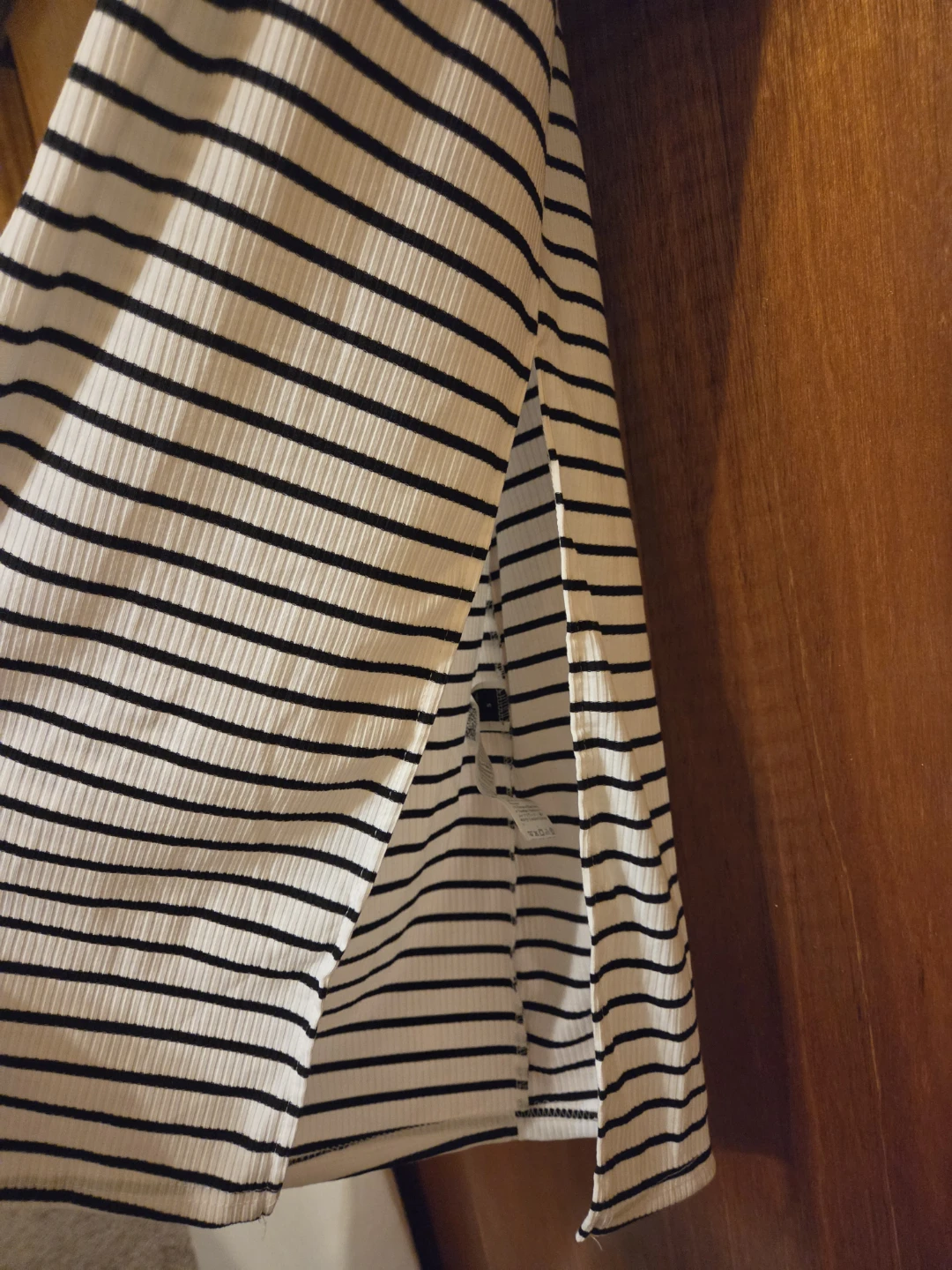 Striped Strapless Maxi Dress - photo 3