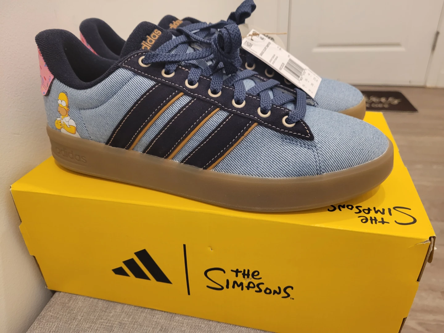 Adidas Grand Court Simpsons Homer Simpson Shoes - photo 5