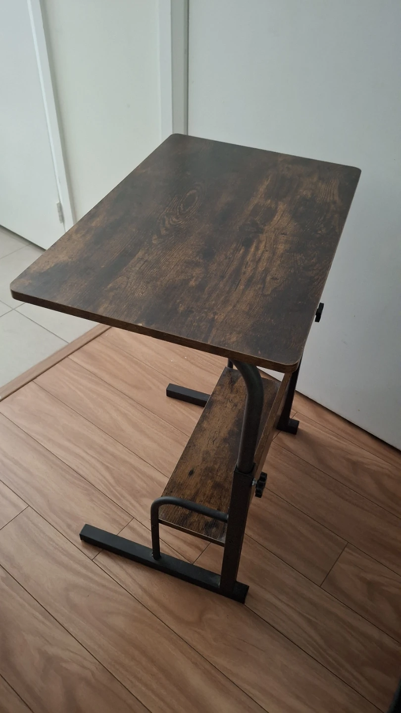 Adjustable side table on wheels  ⚽️ - photo 2