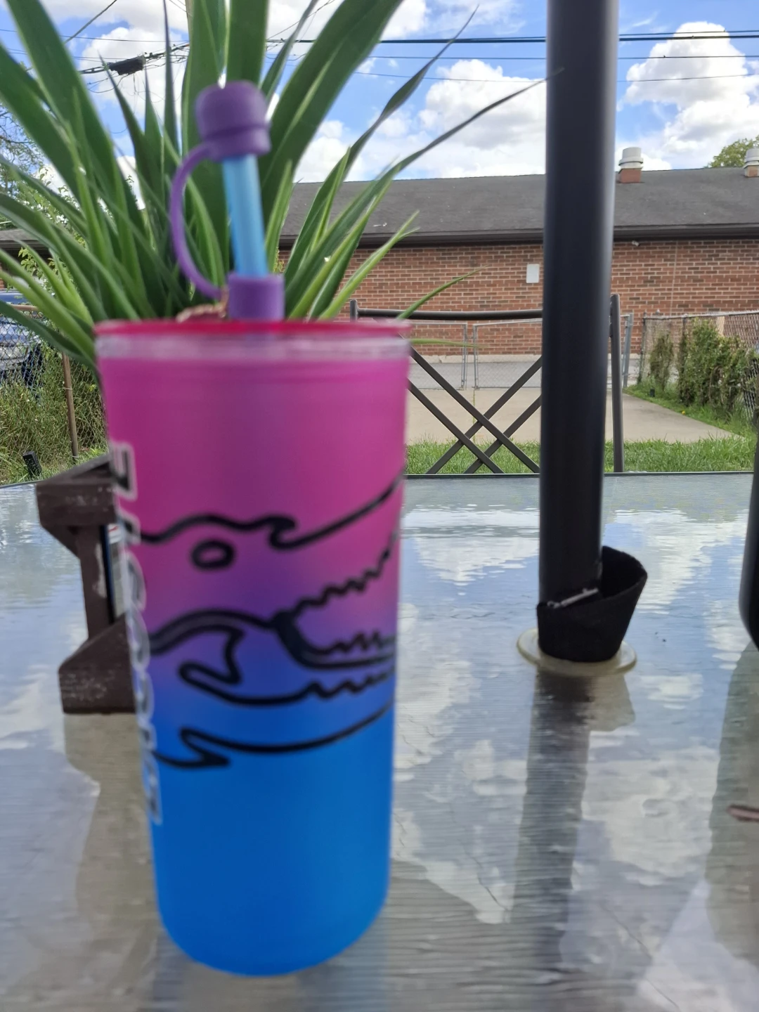 Lacoste Betty Boop Tumbler Cup with Straw - photo 2