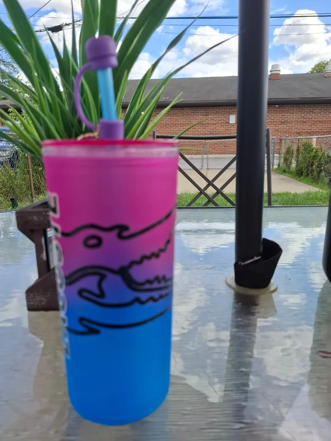 Lacoste Betty Boop Tumbler Cup with Straw - photo 2