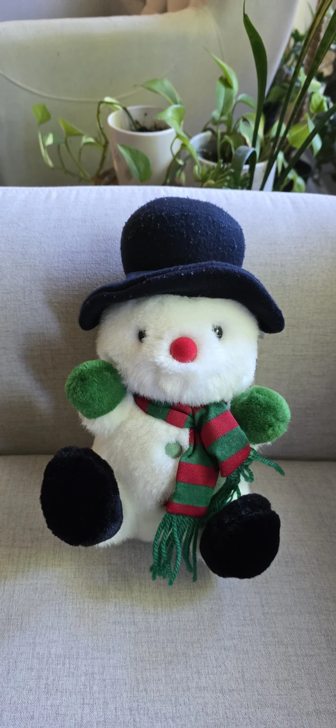 Festive Snowman Plush Toy