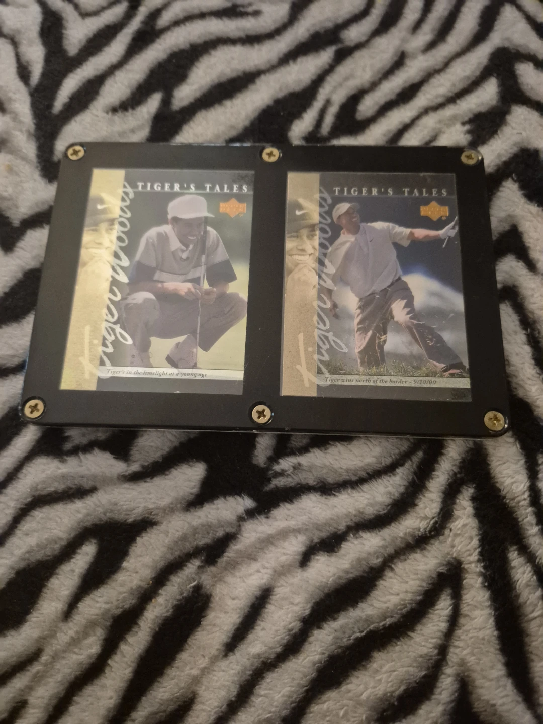 Tiger Woods "Tiger's Tales" Trading Card Set