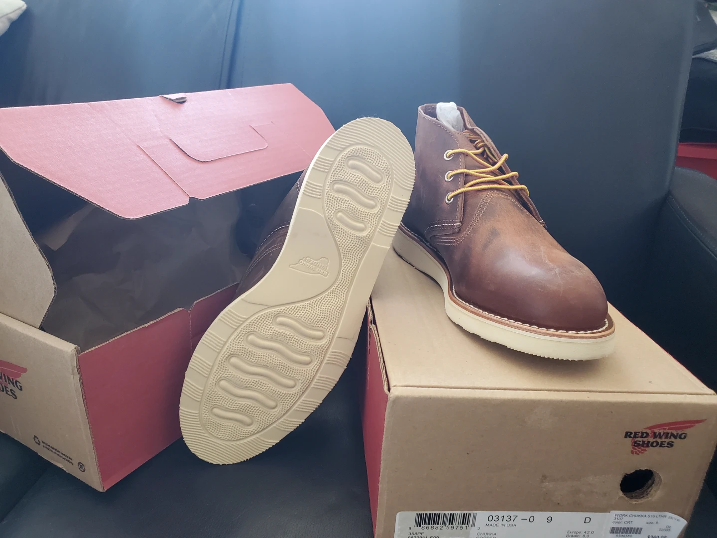 Red Wing Shoes Men's 9D Work Chukka Boots 3137 - photo 2