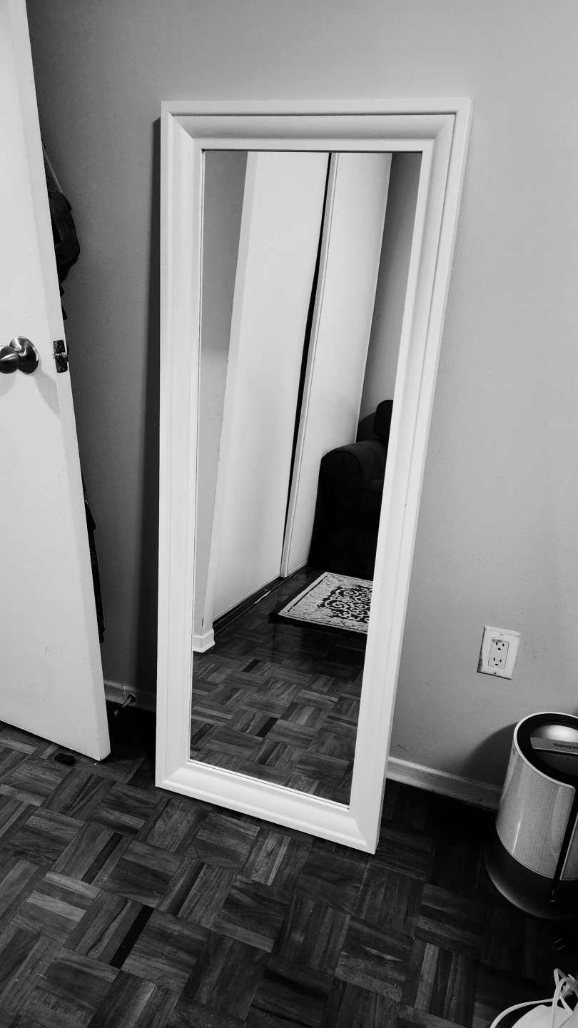 White Frame Full Length Mirror