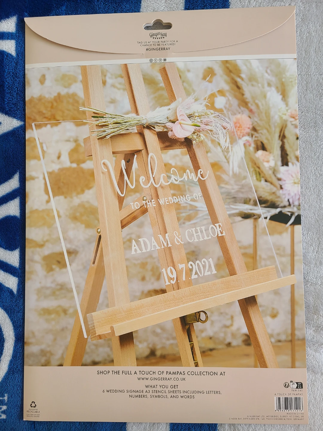 Ginger Ray Bunting Wedding Stencils ⚽️ - photo 2