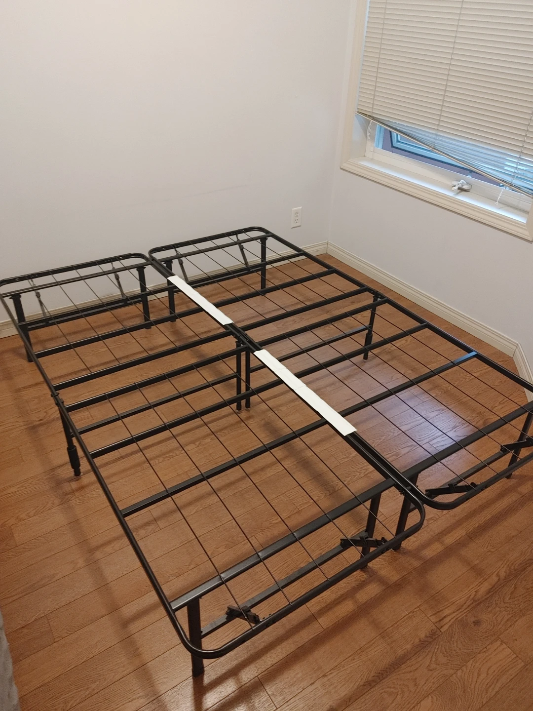 Foldable Metal Bedframe (Double) - 2 available