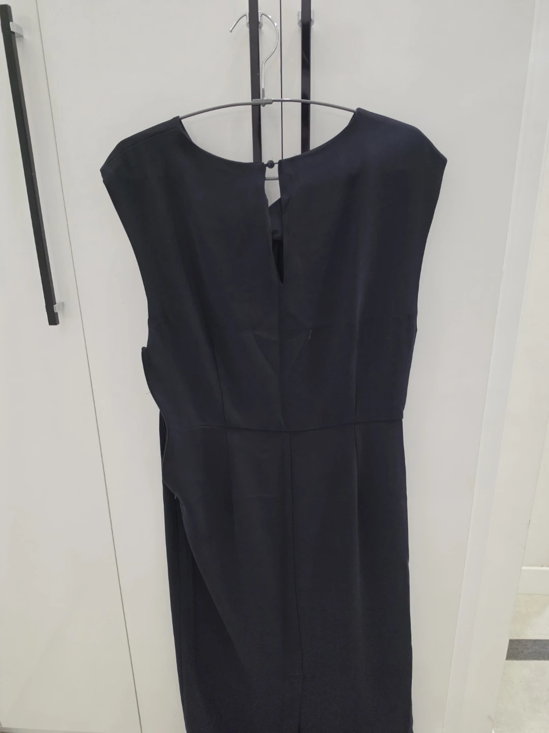 Zara Black Twist Front Midi Dress - photo 4