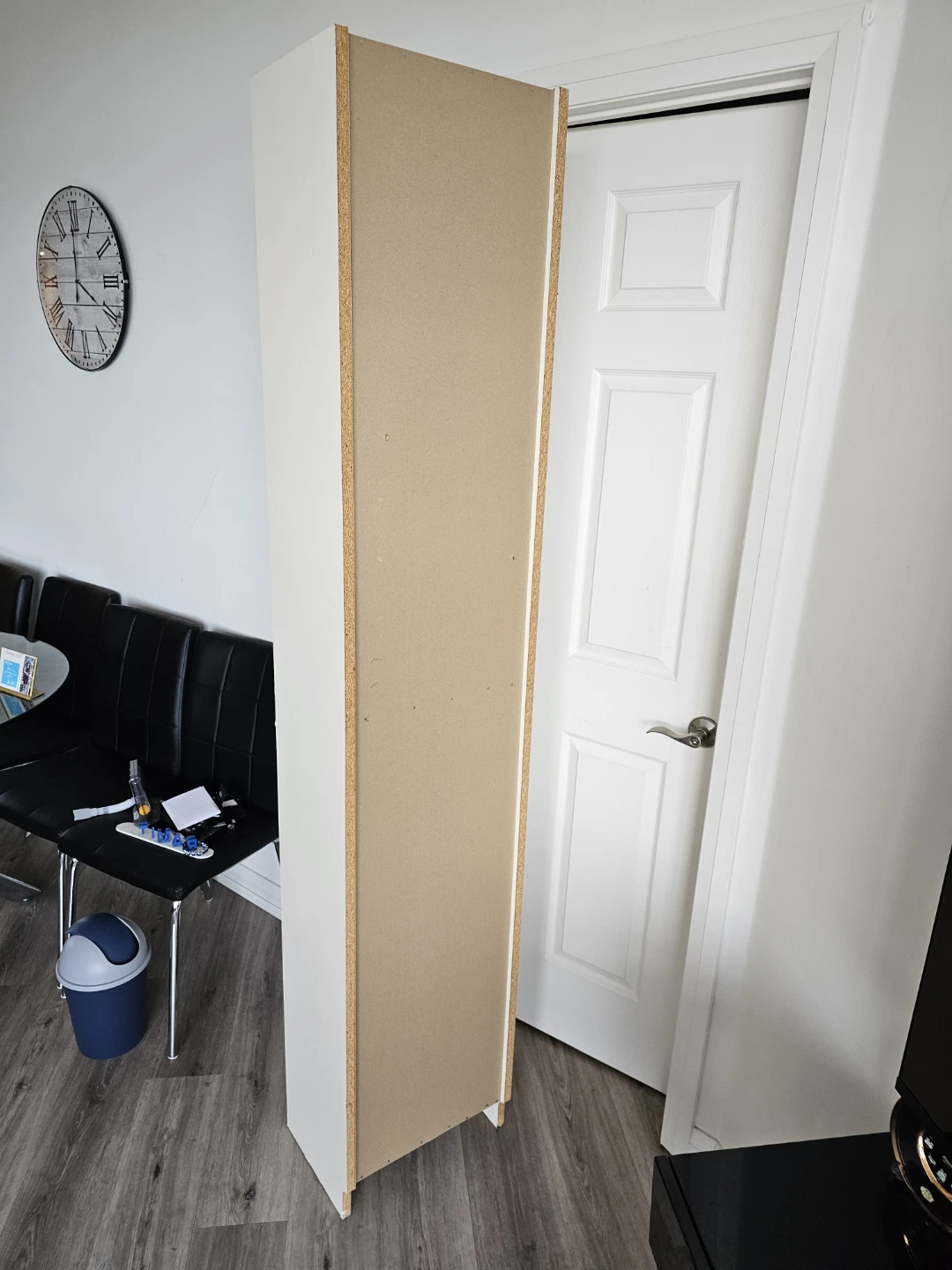 White Tall Narrow Bookcase - photo 4