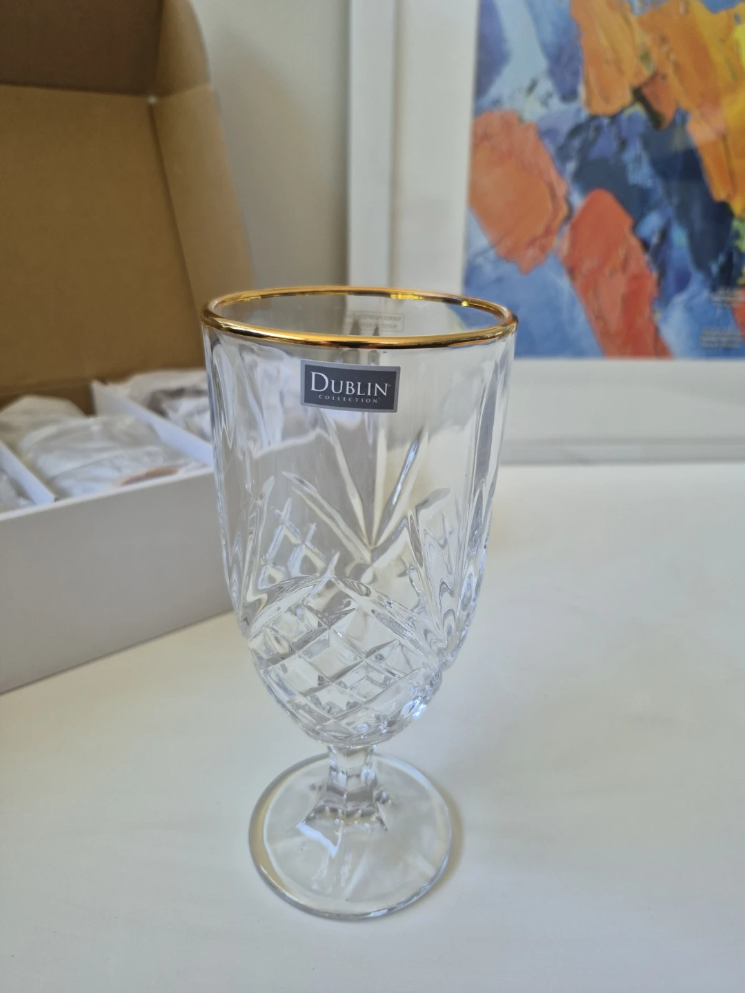 Dublin Collection Gold Iced Tea Glasses Set of 4 - photo 4